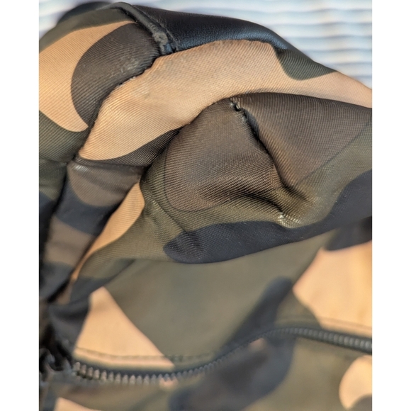 Badgley Mischka Camouflage Backpack 13x12x5 - Picture 11 of 15